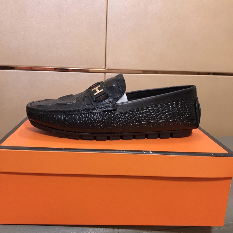 H**mes leather shoes